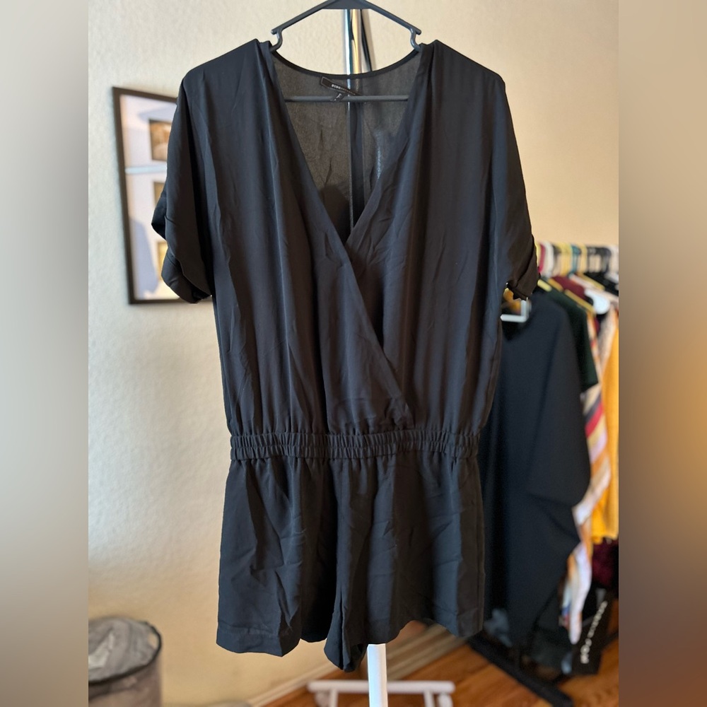 BCBG black romper size small
